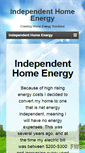 Mobile Screenshot of independenthomeenergy.com